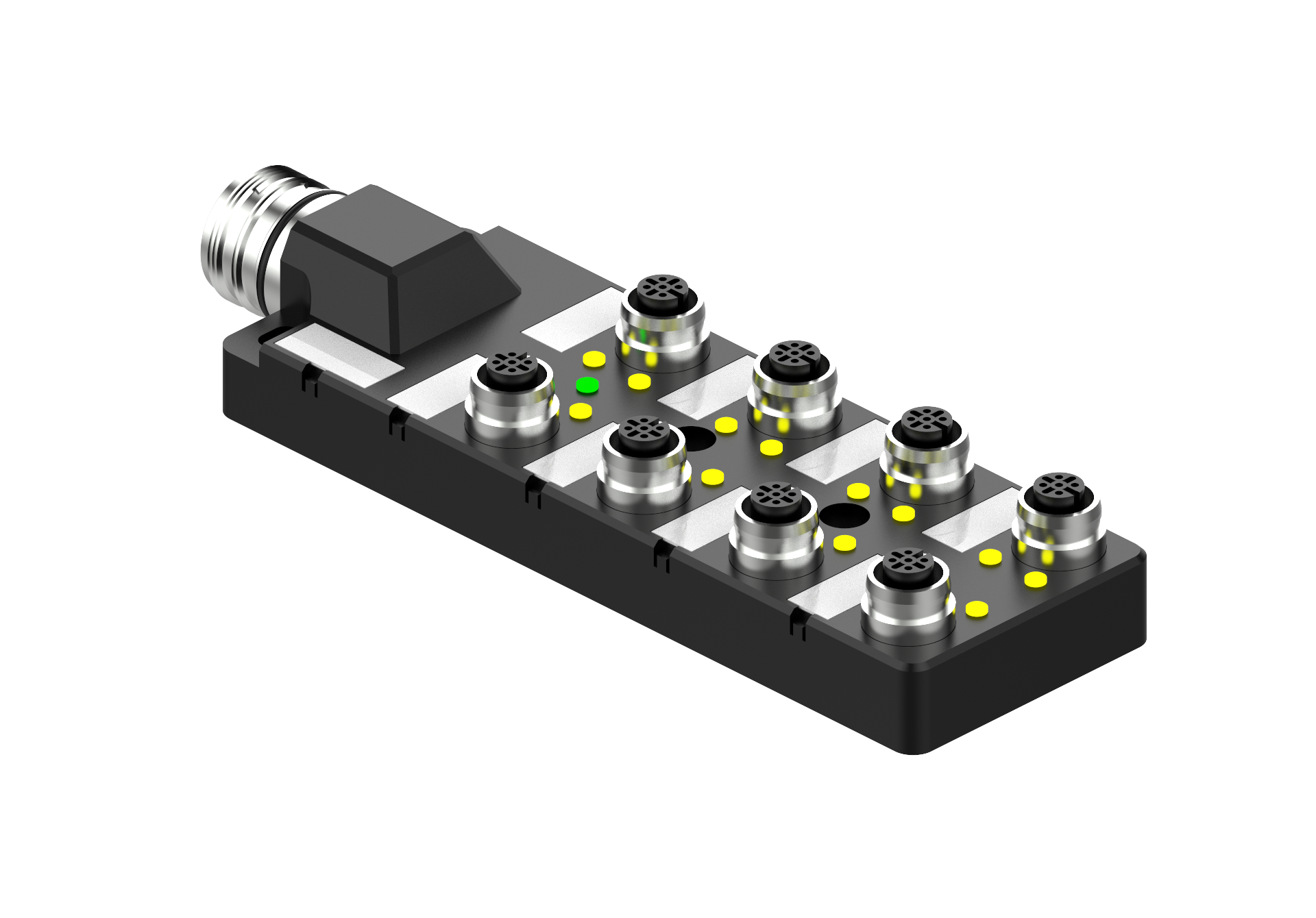 JB8M12-4P-R-I/O Junction Box-Tianjin Geneuo Technology Co., Ltd.